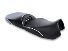 Check out Sargent's cycle gear for the BMW R 1300 GSA World Sport Non-Standard motorcycle seat with CFX and Silver Welt Regular Height.